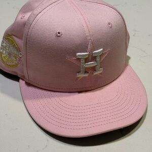 New Era Pink Hat Houston Astros SnapBack